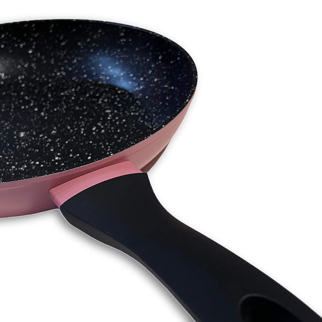 Sartenes Pink Edition con Acabado a la Piedra y Triple Capa Antiadherente