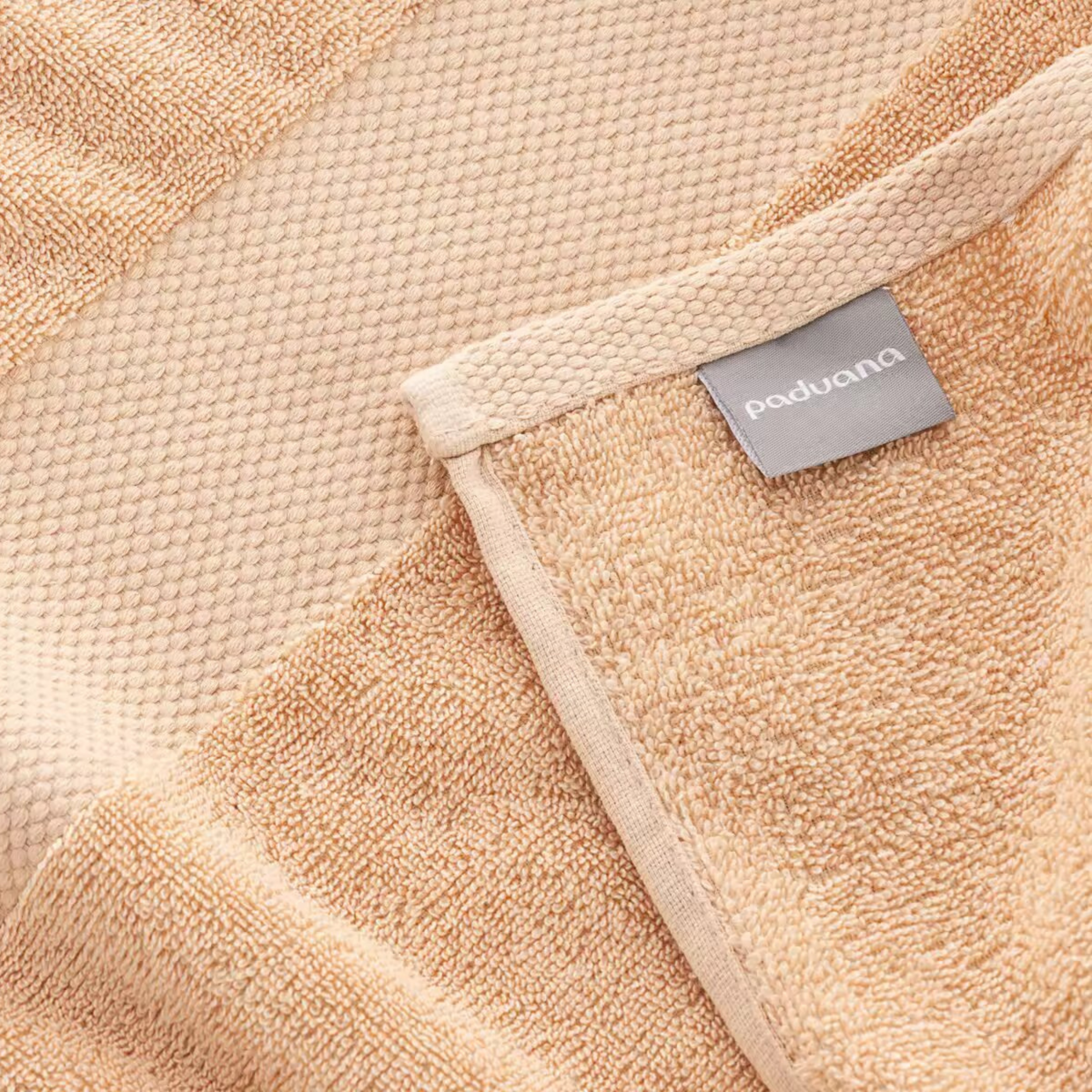 PADUANA Toallas Beige de Algodón 100% Natural 500 Gramos