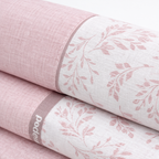 Juego de Sábanas Jacinta 100% Algodón Natural – Rosa – Paduana