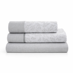 Juego de Sábanas Jacinta 100% Algodón Natural – Gris – Paduana