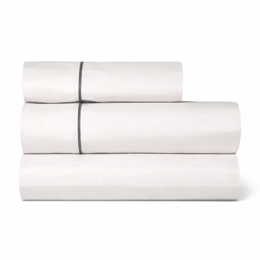 Juego de Sábanas Liso Paduana COLORS Blanco 144 Hilos, 50% Algodón 50% Poliéster