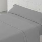 Juego de Sábanas Liso Paduana COLORS Gris 144 Hilos, 50% Algodón 50% Poliéster