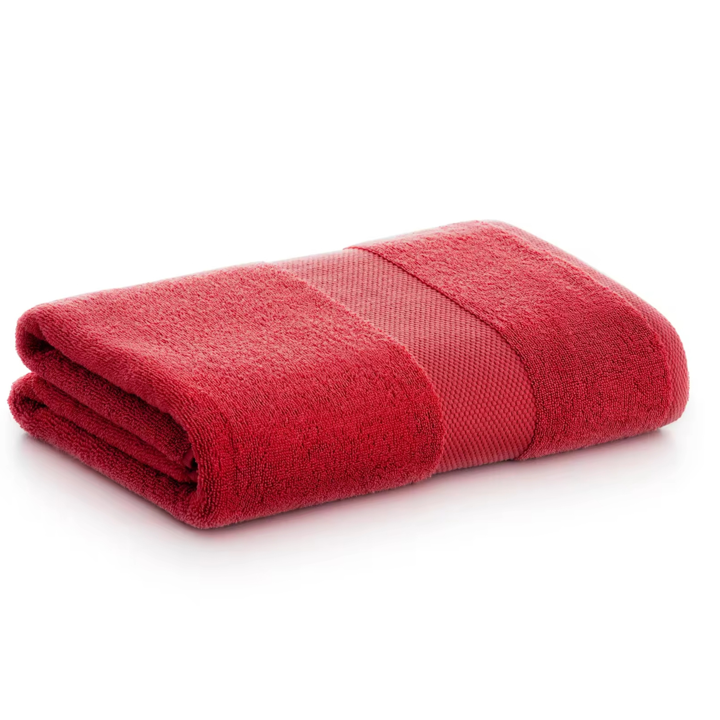 PADUANA Toallas Rojas de Algodón 100% Natural 500 Gramos