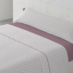 Juego de Sábanas Cayetana 100% Algodón Natural – Malva – Paduana