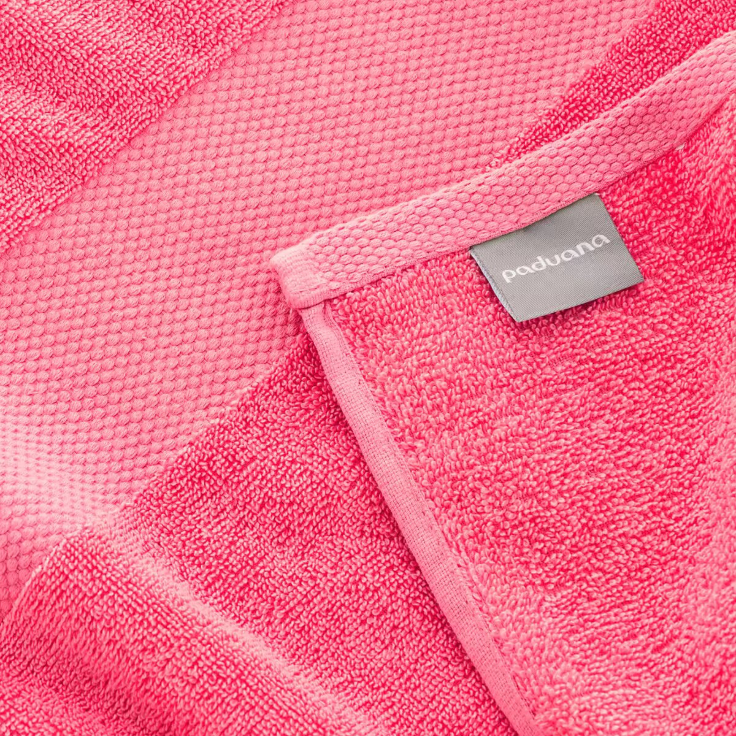 PADUANA Toallas Fucsia de Algodón 100% Natural 500 Gramos