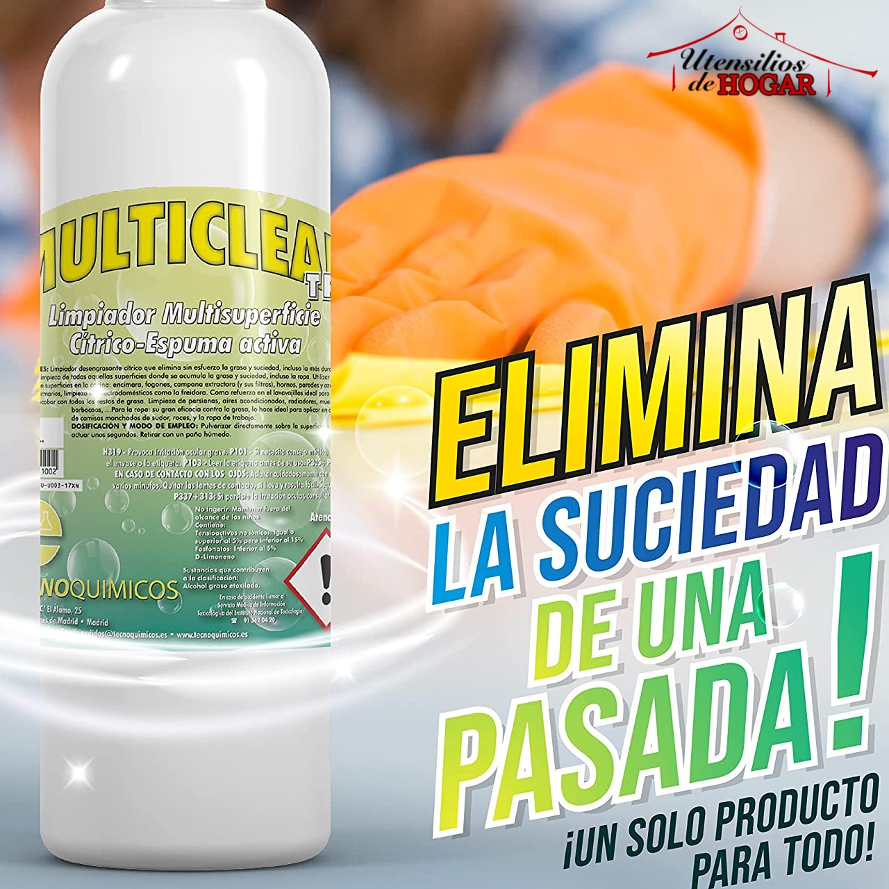 Multiclean, desengrasante profesional multiusos 10 en 1